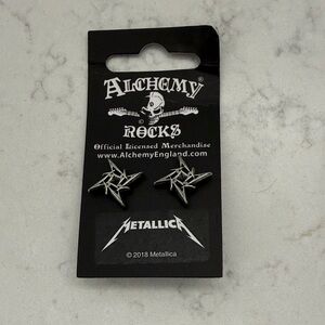 Metallica Stud Earrings